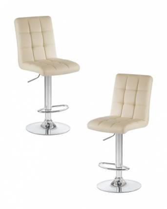 Стул барный DOBRIN KRUGER (кремовый) 2 шт_0