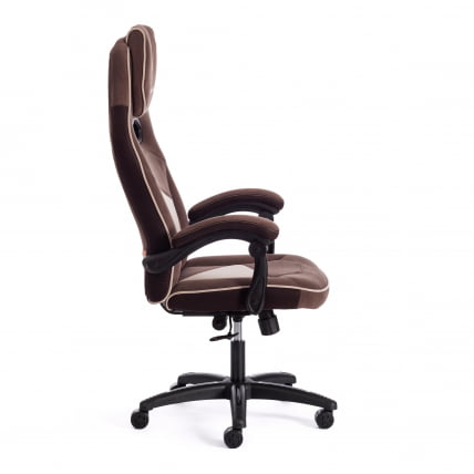 Кресло ARENA флок , коричневый/бежевый, 6/7_1