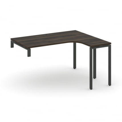 Стол-надставка на опорную тумбу (правый) CONCEPT CN.OSAN-004(R) Дуб Мали Черный_0