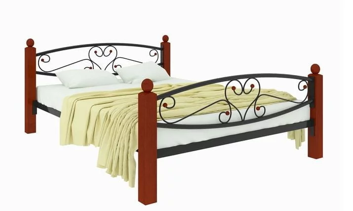 Кровать Каролина Lux plus 1400х1900 Желтая_0