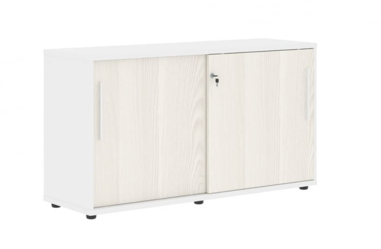 Шкаф с дверьми-купе ЕДИС ЕЛC 1343 Ясень Траун Белый Белый / EDIS ELC_0