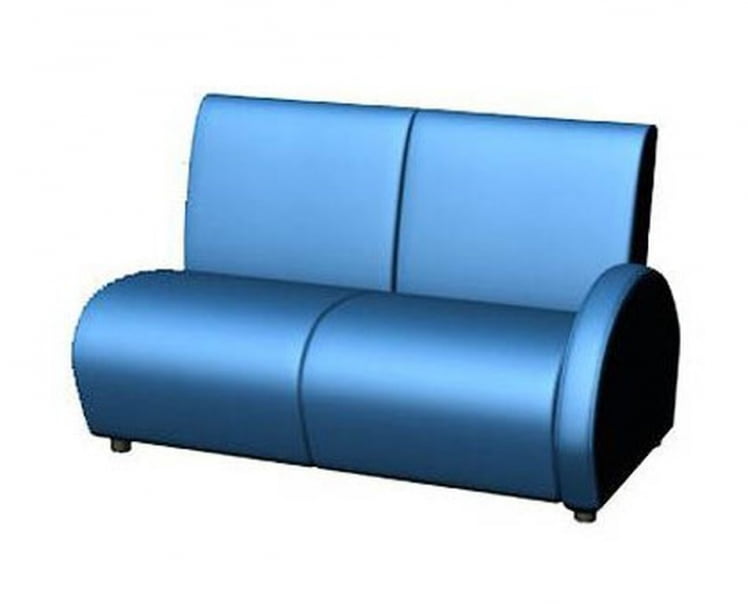 Диван двухместный подлокотник левый Клауд V-600/6_0