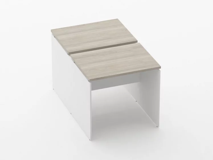 Рабочий модуль Deka ЛДСП каркас 75.125.08 Дуб Сантана светлый/Белый_0