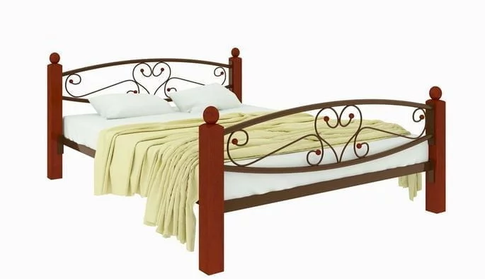 Кровать Каролина Lux plus 1800х1900 Коричневая_0