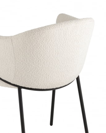 Стул Брасе букле Белый / Brace_5