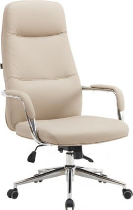 Кресло руководителя Everprof Vesta Экокожа Бежевый_0