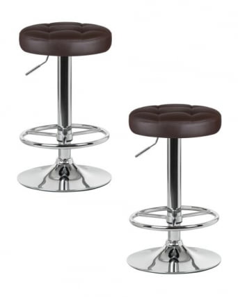 Табурет барный ДОБРИН БРУНО (коричневый) 2 шт / DOBRIN BRUNO_0
