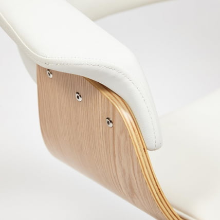 Кресло ВИМТА натуральный, кож/зам белый / VIMTA_8