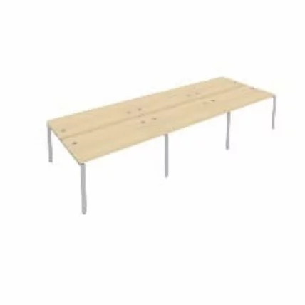 Рабочая станция на 6 раб.места Metal System Б.СМ-6.3 Акация/Серый_0