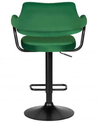 Стул барный DOBRIN CHARLY BLACK (зеленый велюр (MJ9-88))_4