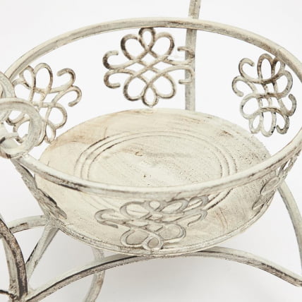 Цветочница Secret de Maison BROUETTE (mod. PL08--7690) металл, 34*40*36см, Античный серый_2