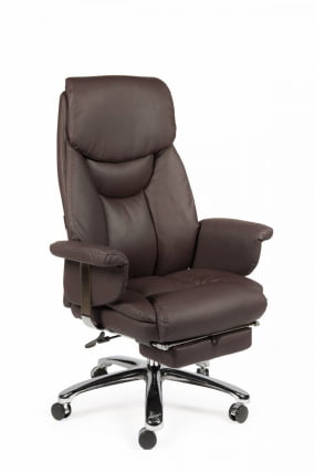 Кресло офисное Парламент H-2021-322 Темно-коричневый_7