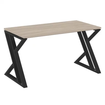 Стол рабочий LOFT VR.L-SRZ-3.7 Металл черный Дуб Аттик_0