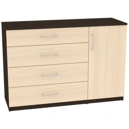 Комод Калисто(K45)923х1352х468ручкарейлинг160мм(Венге-ДМ)_0