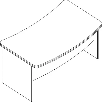 Стол для руководителя Л.Р-18 Орех_0