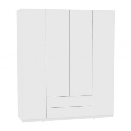 Шкаф распашный Р-198х180х45-2-ПО(Белый) / R-198х180х45-2-PO(Белый)_0