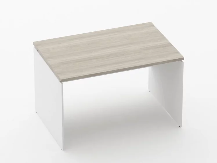 Стол прямой Deka ЛДСП каркас 75.08.12 Дуб Сантана светлый/Белый_0