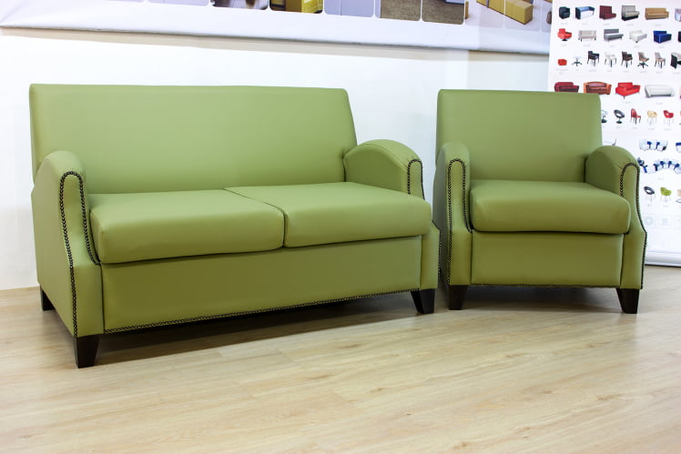 Комплект офисный Диван двойной Брут + офисное Кресло Брут_0