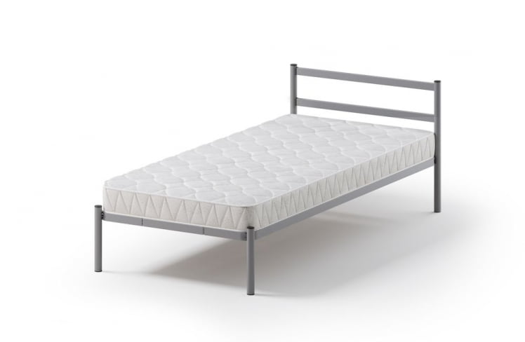 Кровать Метта 900x2000 Серая_1