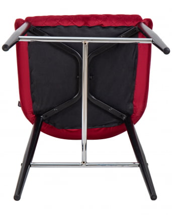 Стул полубарный DOBRIN CHRISTIAN 65  Бордовый велюр V108-85_10