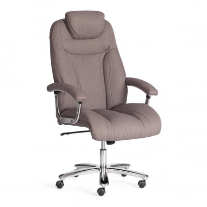 Кресло Trust (max) ткань рогожка Nice, мокко (серо-бежевая)_0