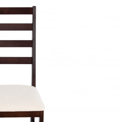 Стул ROSARIO Многослойная фанера, 39 х 39 х 99 см, Cappuchino, ткань бежевая (81/10)_5