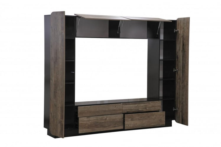 Шкаф многоцелевого назначения Лаванда-2 Венге Кейптаун_2