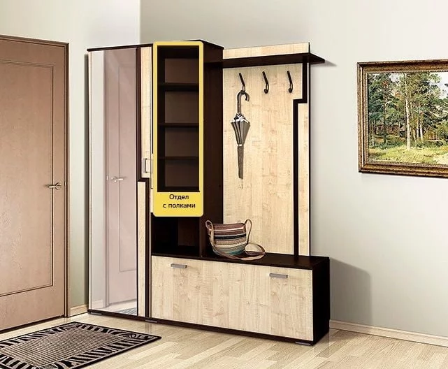 Набор мебели для прихожей Саша 6 Левый_2
