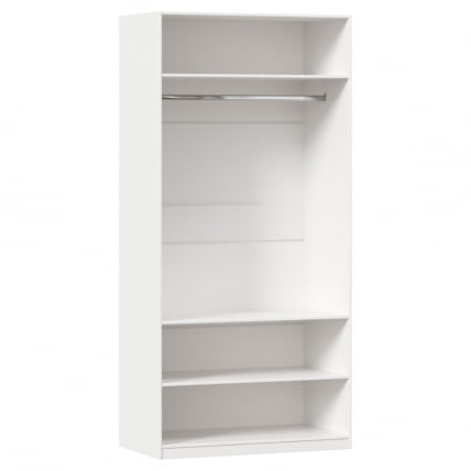 ПВ Шкаф двухстворчатый корпус Норд ЛД.677.070.000 Белый_0