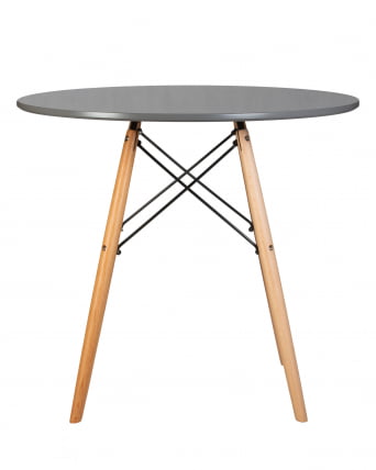 Стол обеденный DOBRIN CHELSEA 80 Темно-серый GR-04_1