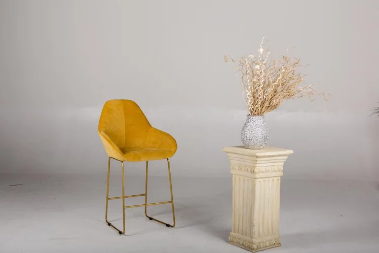 Стул барный Kent (Б) Розов/Линк Золото_5