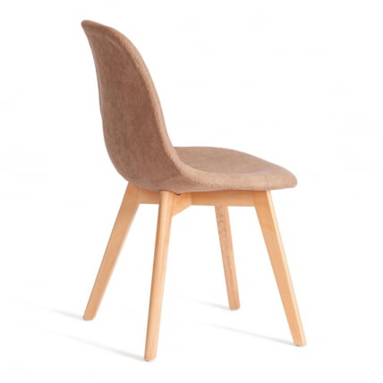 Стул CИНДЙ СОФТ (мод. C1021Ф1-1) фактурный велюр/дерево бук, 55 х 48 х 83 см, Бежевый ЛЙ1701-4 / натуральный / CINDY SOFT (mod. C1021F1-1) LY1701-4_1