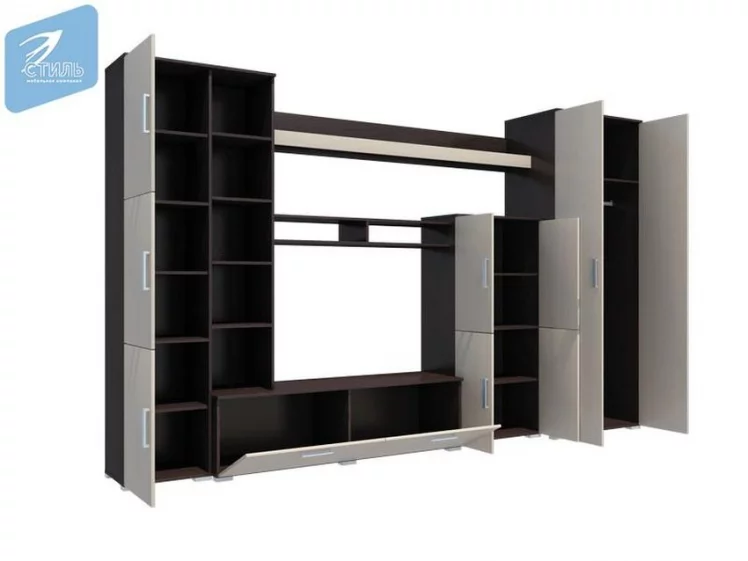 Гостиная Атлантида 5 Венге Дуб молочный_3