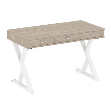 Стол письменный HOME OFFICE VR.SP-1-118.M Дуб Наварра/Белый металл_0