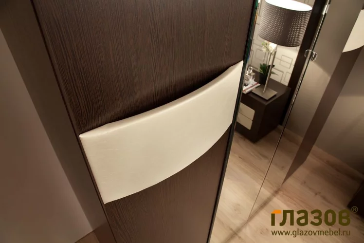 Шкаф для одежды и белья АМЕЛИ 555 Венге (спальня)_2