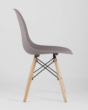 Стул Eames Style DSW темно-бежевый 4 шт. комплект (разборный каркас)_4
