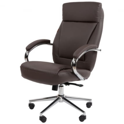 Кресло руководителя Chairman 794 экокожа Коричневый_1