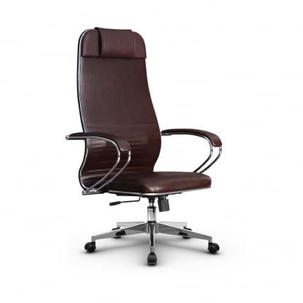 Кресло руководителя Metta L 1m 38K2K Комплект 5 Темно-коричневое_0