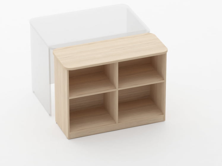 Тумба приставная к столу Glassy 3.18.101 Венге_1