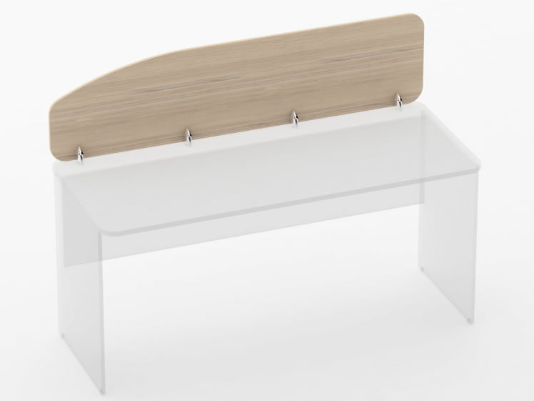 Экран разделительный Glassy 5.12.16 Дуб молочный_0