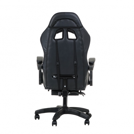 Кресло 1206 KINGQUEEN цвет черный с массажем 1206-black-mass_3