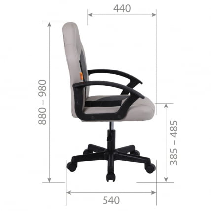 Детское кресло CHAIRMAN KIDS 111 Красный-черный_5