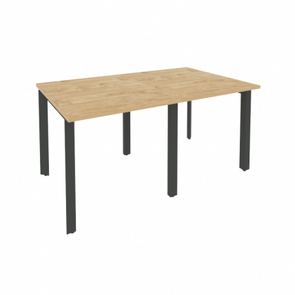 Стол переговорный (2 столешницы) ONIX O.MP-PRG-2.0 Тиквуд Светлый/Антрацит_0
