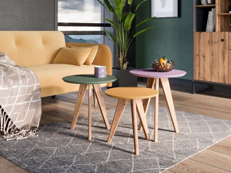 Стол журнальный Тип 8 450 Фисташковый Дуб Вотан_3