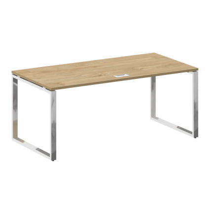 Стол руководителя прямой без тумбы SHIFT SK.SR-180 Тиквуд Светлый/Капучино_1