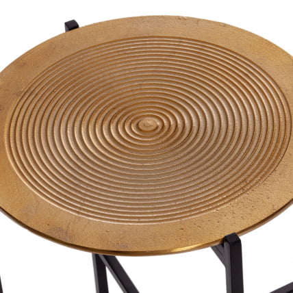 Столик кофейный Сеcрет Де Маисон БЛООМ ( мод. 11873-Б ) алюминиевый сплав, 46*46*51 см, черный/античная медь / Secret De Maison BLOOM mod. 11873-B_4