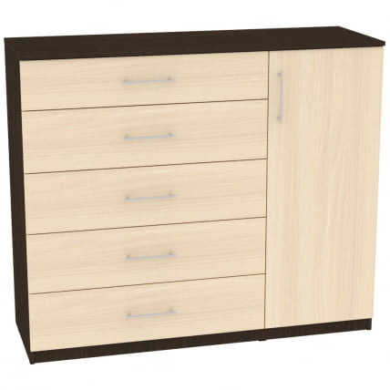 Комод Калисто(K41)1147х1352х468ручкарейлинг160мм(Венге-ДМ)_0