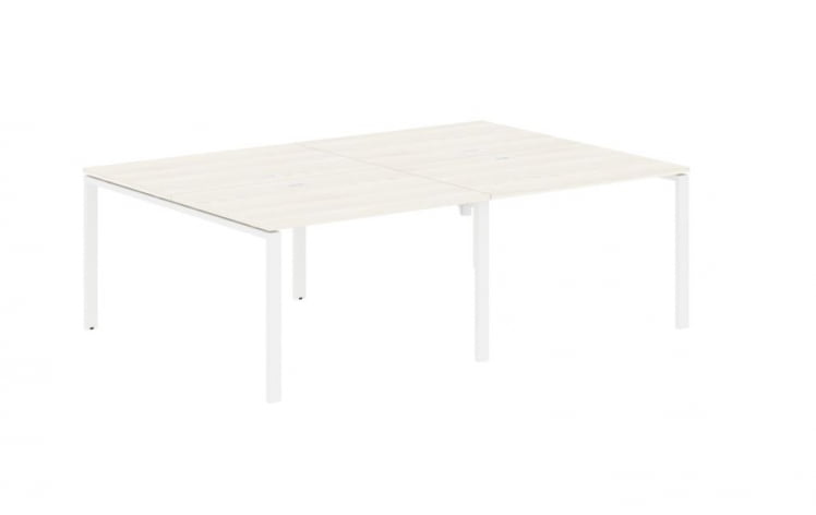 Бенч-система 4-местная EDIS EUWST 2316 Ясень Траун Белый_0