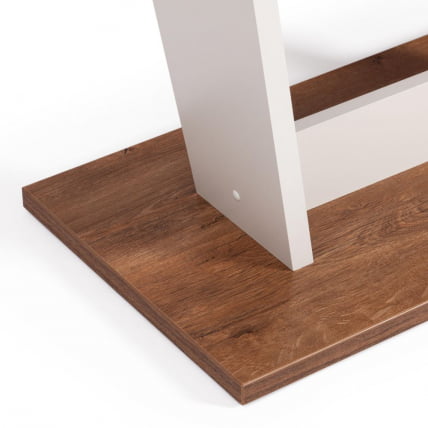 Стол обеденный TIBI нераздвижной ЛДСП, 68,6 х 110 х 75 см, Дуб Канзас/Пепел_5