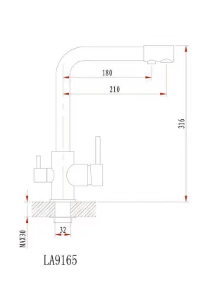 Кухонный смеситель GRANULA 2015 Графит_1